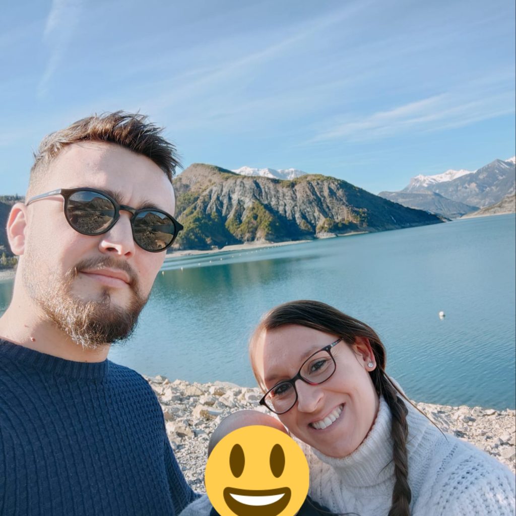 ALT" photo de famille au lac de serre-ponçon"